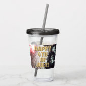 花火7月のアクリル製タンブラー14 4日 アクリルタンブラー (裏面)