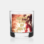 花火7月のロックグラス12 4日 ウイスキーグラス (正面)