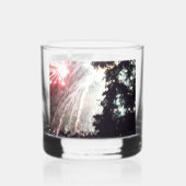 花火7月の4日ロックグラス ウイスキーグラス (裏面)