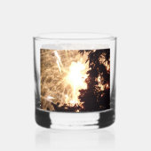 花火7月の4日ロックグラス ウイスキーグラス (裏面)