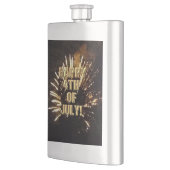 花火7月ステンレス鋼製フラスコ10 4th フラスク (左)