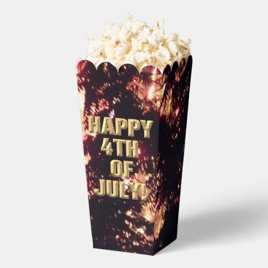 花火7月ポップコーン箱11 4日 フェイバーボックス (はじけた状態)