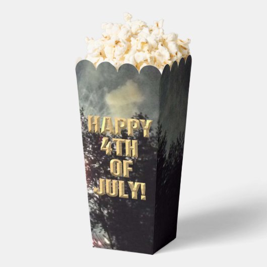 花火7月ポップコーン箱17 4日 フェイバーボックス (はじけた状態)