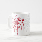 花火7月4日コーヒーマグ コーヒーマグカップ (正面左)