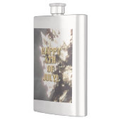 花火7月4日ステンレス製フラスコ フラスク (左)