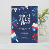 花火7月4日ピクニック 招待状 (スタンド正面)