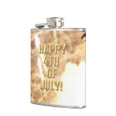 花火7月4日フラスコ包まれたク フラスク (左)