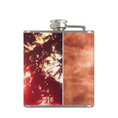 花火7月4日フラスコ包まれたク フラスク (裏面)