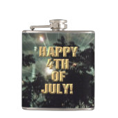 花火7月4日フラスコ包まれたク フラスク (正面)