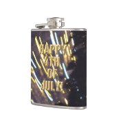 花火7月4日フラスコ包まれたク フラスク (左)