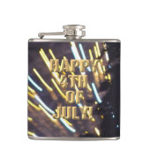 花火7月4日フラスコ包まれたク フラスク (正面)