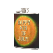 花火7月4日フラスコ包まれたク フラスク (左)