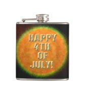 花火7月4日フラスコ包まれたク フラスク (正面)