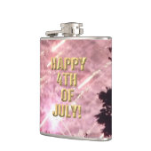 花火7月4日フラスコ包まれたク フラスク (左)