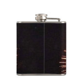 花火7月4日フラスコ包まれたク フラスク (裏面)