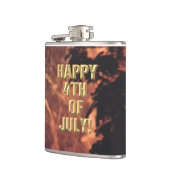 花火7月4日フラスコ包まれたク フラスク (左)