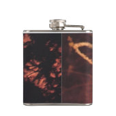 花火7月4日フラスコ包まれたク フラスク (裏面)