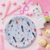 花火7月4日紙プレート ペーパープレート (パーティー)