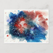 花火7月4日 ポストカード (正面)