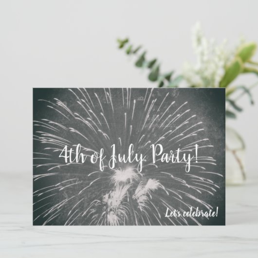 花火7月4日 招待状 (スタンド正面)