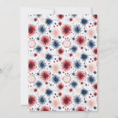 花火7月4日BBQ招待状 招待状 (裏面)