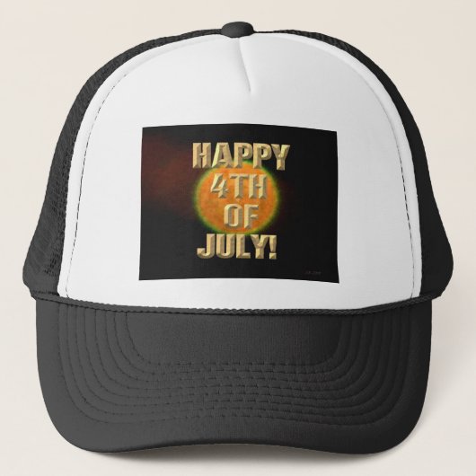 花火9 4th of July トラッカー帽 キャップ (正面)