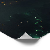 花火、エッフェルタワー、パリ、フランス ポスター (角)