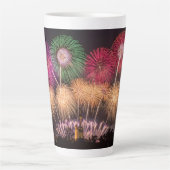 花火 カフェラテマグ (正面)