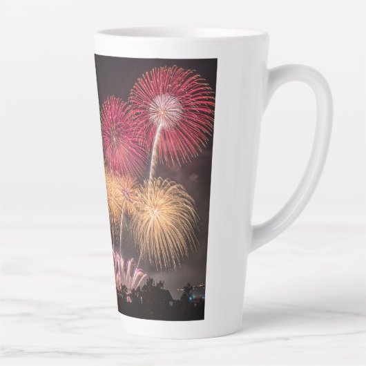 花火 カフェラテマグ (右)