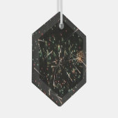 花火 ガラスオーナメント (正面右)