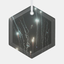 花火 ガラスオーナメント