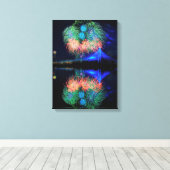 花火 キャンバスプリント (インサイチュ (ウッドフロア))