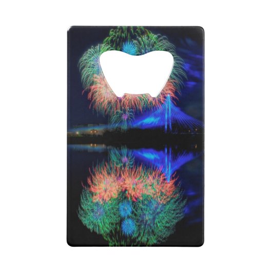 花火 クレジットカード栓抜き (正面)