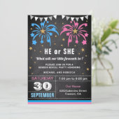 花火　ジェンダー・リベール・パーティー 招待状 (スタンド正面)