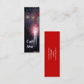 花火 スキニー名刺 (正面/裏面)