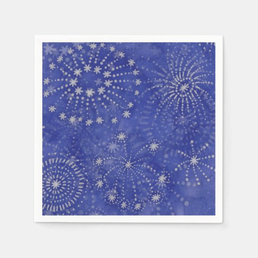 花火 スタンダードカクテルナプキン (正面)