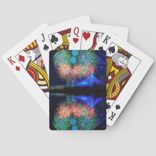 花火 トランプ (裏面)