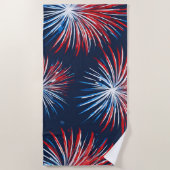 花火 ビーチタオル (正面)