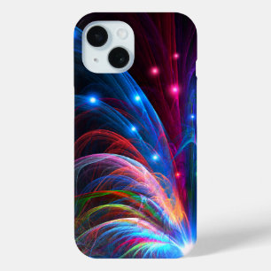 花火 – フラクタルアカラフルート iPhone 15ケース