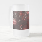 花火 フロストグラスビールジョッキ (正面左)
