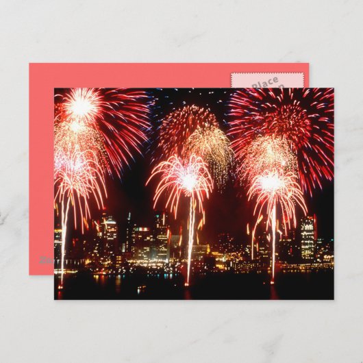 花火 ポストカード (正面/裏面)