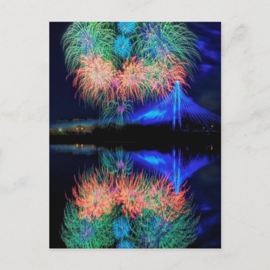 花火 ポストカード (正面)