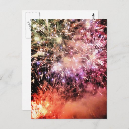 花火 ポストカード (正面/裏面)
