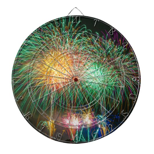 花火 ライト 日本 祭り ダーツボード (正面)
