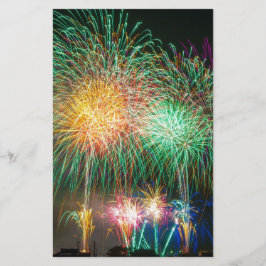 花火 ライト 日本 祭り 便箋