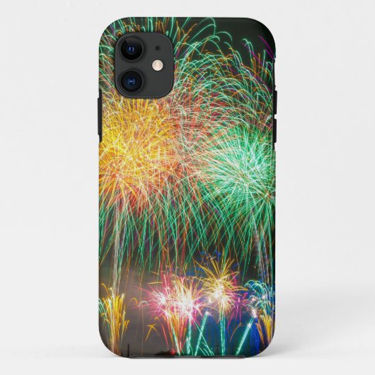 花火 ライト 日本 祭り Case-Mate iPhoneケース (裏面)