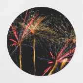 花火 ラベル (デザイン2)