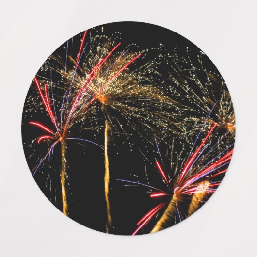 花火 ラベル (デザイン2)