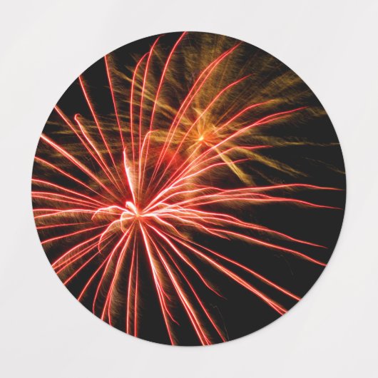 花火 ラベル (デザイン1)