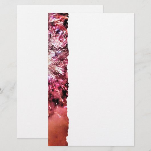 花火 便箋 (正面/裏面)